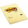Lipnūs lapeliai Post-it, 102 x 152 mm, 100 lapelių, langeliais, geltona