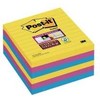 Post-It 3M Post-it® Super Sticky XL, CARNIVAL, su pamušalu, 101x101mm, 6x90 kortelės.