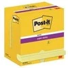 Lipnūs lapeliai 3M Post-it® Super Sticky 76mmx127mm 12vnt. po 90 lapelių, geltonos spalvos