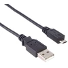 Kabelis USB PremiumCord USB-A - micro-B 0.5 m Juodas (ku2m02f)
