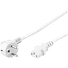 PremiumCord 230V maitinimo laidas prie kompiuterio 2m baltas