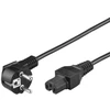 PremiumCord 230V maitinimo kabelis prie kompiuterio 2m IEC 320 C15 jungtis su grioveliu