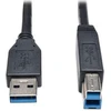 USB kabelis PremiumCord USB-A - USB-B 3 m Juodas (ku3ab3bk)