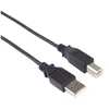 PremiumCord USB 2.0 Cable, A-B, 1m juodas