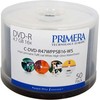 Primera Technology „Primera TuffCoat“ – 50 x DVD-R – 4,7 GB 16x – itin blizgi balta – paviršius, tinkantis spausdinti rašaliniu spausdintuvu, spausdinamas vidinis žiedas – velenas