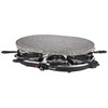 Princess 162720 „Raclette 8“ ovalo formos akmeninė kepsninė vakarėliams, 8 asmuo(-ys), juoda, ovalo formos, akmens, 430 x 300 mm, besisukanti