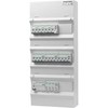 PRO-AUTOMATIC grupės plokštė, paruošta surinkti UG18, balta, HPFI 40A 30mA, 3xC10 1P+N, 1xC10/30mA 1P+N, 2xC13 3P+N, 1xC16 3P+N, 1xtransientinis