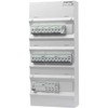 PRO-AUTOMATIC grupės plokštė, paruošta surinkti UG18, balta, RCD, 40A 30mA, 4xC10 1P+N, 1xC10/30mA, 1P+N 2xC13 3P+N, 1xC16 3P+N, 1xtransientinis