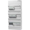 PRO-AUTOMATIC grupės plokštė, iš anksto surinkta UG18, balta, D02, 1xHPFI 40A 30mA, 2xC10 1P+N, 1xC10/30mA 1P+N, 1xC13 3P+N, 1xC16 3P+N, 1xtransientinis