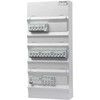PRO-AUTOMATIC grupės plokštė, paruošta surinkti UG18, balta, HPFI 40A 30mA, 2xC10 1P+N, 1xC10/30mA 1P+N, 2xC13 3P+N, 1xC16 3P+N, 1xtransientinis
