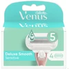 Gillette Venus Deluxe Smooth Sensitive Skustuvo Keičiamos Galvutės, 4 vnt
