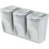 Prosperplast ŠIUČIŲ DĖŽĖS 35 L SORTIBOX RINKINYS 3 VNT. PILKA