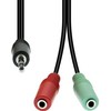 Kabelis ProXtend 4-Pin do 2x 3-Pin M-F 30 cm (JAB-7755894)