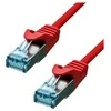 „ProXtend“ CAT6A S/FTP CU LSZH eterneto kabelis, raudonas, 75 cm, 0,75 m, Cat6a, S/FTP (S-STP), RJ-45, RJ-45, raudonas