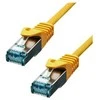 „ProXtend“ CAT6A S/FTP CU LSZH eterneto kabelis, geltonas, 75 cm, 0,75 m, Cat6a, S/FTP (S-STP), RJ-45, RJ-45, geltonas