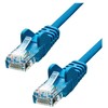 „ProXtend U/UTP CAT5e“ PVC AWG 26 CCA mėlynas 0,5 m