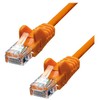 ProXtend Patchcord Cat.5e, U/UTP, PVC, AWG 26, CCA, oranžinė, 0.25m (V-5UTP-0025O)
