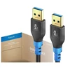 „PureLink FlexInstall“ USB-A–USB-B keitiklis, USB 3.0, 5 Gbps, 3,00 m – diegimo rinkinys, 20 vnt.