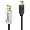 „Purelink FiberX“ serijos USB 3.1 stiklo pluošto kabelis – USB-A / USB-B – 7,5 m