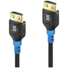 „PureLink“ HDMI kabelio 8K jungtys su mėlynais laikikliais