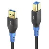 „PureLink FlexInstall“ USB-A–USB-B keitiklis, USB 3.0, 5 Gbps, 3,00 m – diegimo rinkinys, 20 vnt.