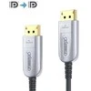 Purelink FiberX FX-I260-010 kabelis DisplayPort 10 m Juodas, Sidabrinė