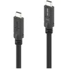 StarTech „PureLink“ USB-C į USB-C laidas – USB4 Gen 2x2, 5A, SPR 100W, 20G, DP alternatyvus režimas – „PureInstall MicroX4“ – juodas – 3,00 m