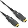 Puretools „FiberX“ serija – „Micro HDMI/HDMI 4K“ šviesolaidinis prailginimo kabelis – 12,5 m