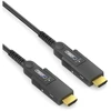 Purelink FiberX FX-I352-015, 15 m, HDMI A tipo (standartinis), HDMI D tipo (mikro), 18 Gbit/s, Juoda