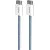 Puro Elektrik Puro Fabrik 60W USB-C - USB-C Cable 1.5m - Mėlyna