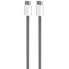 PURO Fabrik 2.0 60W USB-C į USB-C įkrovimo ir sinchronizavimo laidas 1,5 m