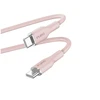 PURO ICON Soft Cable - Kabelis USB-C do USB-C 1.5 m Dusty Rožinė