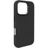 Puro Icon Mag Pro MagSafe Silicone dėklas skirtas Apple iPhone 16 Pro – juodos spalvos