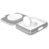 PURO PUFCCSQIAW1GREY, vidaus, USB, belaidis įkrovimas, 0,6 m, pilka, balta
