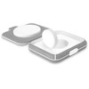PURO PUFCCSQIAW1GREY, vidaus, USB, belaidis įkrovimas, 0,6 m, pilka, balta