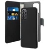 Dėklas Puro Samsung Galaxy A23 4G/5G piniginė, nuimama, juoda