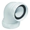 Purus Išleidimo kampas 32x32 mm, baltas