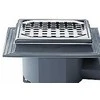 Purus Mini maxi kriauklės dubuo 50 mm - su vandens sifonu, su grotelėmis, betonui