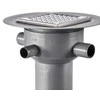 Purus Multiflex ø110mm vertikalus - vertikalus m.ri/rm ir flanšas tepimo membranai su vandens gaudykle