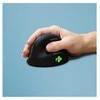 R-Go Tools ergonominė pelė R-Go HE Break su pertraukėlių programine įranga, maža (rankos dydis iki 165 mm), dešiniarankiams, su laidu, juoda, dešinei rankai, vertikalaus dizaino, optinė, Bluetooth, 2400 DPI, juoda