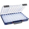 „raaco CarryLite 55“, Įrankių dėžė, Polikarbonatas (PC), Polipropilenas, Mėlyna, Permatoma, 10 kg, Vyris, 413 mm