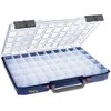 „raaco CarryLite 55“, Įrankių dėžė, Polikarbonatas (PC), Polipropilenas, Mėlyna, Permatoma, 10 kg, Vyris, 413 mm