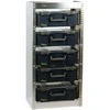 „raaco S221 CarryLite“, 5 lentynos, Metalas, Metalas, Sidabrinis, 486 mm, 380 mm