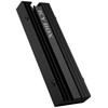 RaidSonic ICY BOX IB-M2HS-PS5, Šilumos kriauklė, PlayStation 5, Juoda, Aliuminis, Silikonas, Sony, PlayStation 5