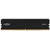 RAM 16 GB Crucial Pro Modul - DIMM 288-PIN Low Profile - 6000 MHz PC5-48000 - CL48 - 1.1 V - ungepuffert - on-die ECC - mattschwarz