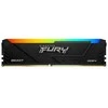 RAM Kingston Technology FURY Beast 8GB 3600MT/s DDR4 CL17 DIMM RGB, 8 GB, 1 x 8 GB, DDR4, 288 kontaktų DIMM