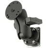 Ram Mounts UNPKD. RAM SHORT DOUBLE BALL MOUNT W/ BACKING PLATE AND HARDWARE