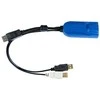 Raritan Computer Raritan D2CIM-DVUSB-DP, USB, USB, DisplayPort, Juodas, Mėlynas, RJ-45, Kištukas/Lizdas