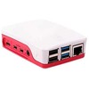 Raspberry Pi 4 dėklas – raudona/balta