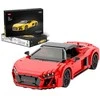 RASTAR 1:14 mastelio surenkamas automodelis AUDI R8 Spyder Bricks, 93800